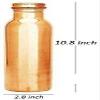 ANTIQUE HANDICRAFT HUB Pure Copper Water Bottle 32 oz Leak Proof Design Vessel Ayurveda Health Benefit Pitcher for Sport, Fitness, Yoga view 3
