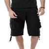 IDEALSANXUN Men's Casual Loose Fit Multi-Pockets Military Cargo Shorts (Carbon Black, 32) view 3