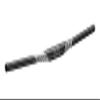 Funn Full On Mountain Bike Handlebar with Bar Clamp 35mm and Width 785mm, Tough and Lightweight Alloy Riser Handlebar for MTB, BMX and Road Bike, Rise 7mm MTB Handlebar (Black) view 1