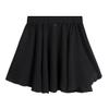 easyforever Kids Girls Basic Chiffon Pleated Pull-on Wrap Skirt Skort Ballet Dancewear Daily Casual Outfits Black 4-5 view 2