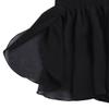 easyforever Kids Girls Basic Chiffon Pleated Pull-on Wrap Skirt Skort Ballet Dancewear Daily Casual Outfits Black 4-5 view 3