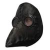Ghoulish Productions Plague Doctor Black Mask, Plague Doctor Mask Costume. Plague Doctor Mask Half Face. Gas Mask & Steampunk Line. Adult Mask One size latex mask view 1