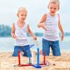 Premium Wooden Ring Toss Game Set - Win SPORTS Throwing Game Indoor Outdoor Games for Kids & Adults,Includes Wood Base,Fun Family or Friends Game view 3