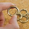 West Coast Paracord Metal Spring Gate O-Rings - Make Jewelry, Accessories, Apparel, and More (Bronze, 3/4 Inch - 25 Pack) view 4