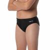 Flow Swim Briefs Boys Brief Style Swimsuit Sizes 21 to 32 in Black, Navy, and Blue (Black, 22 (21" - 22" Waist)) view 1