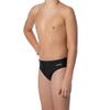 Flow Swim Briefs Boys Brief Style Swimsuit Sizes 21 to 32 in Black, Navy, and Blue (Black, 22 (21" - 22" Waist)) view 2