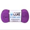 Derby Laces CORE Narrow 6mm Waxed Lace for Figure Skates, Roller Skates, Boots, and Regular Shoes (Grape Purple, 84 Inch / 213 cm) view 1