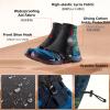 Azarxis Low Trail Gaiters Reflective Ankle Gators Protective Shoe Covers Breathable Sand Prevention for Women Men Youth Hiking Climbing (Green) view 3