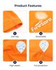 Firesara Fabric Swim Cap, High Elasticity Swimming Cap Keeps Hair Clean Breathable Fit Both Long Hair Short Hair, Swim Caps Woman Girls Men Kids One Size Hat view 2