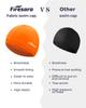 Firesara Fabric Swim Cap, High Elasticity Swimming Cap Keeps Hair Clean Breathable Fit Both Long Hair Short Hair, Swim Caps Woman Girls Men Kids One Size Hat view 3
