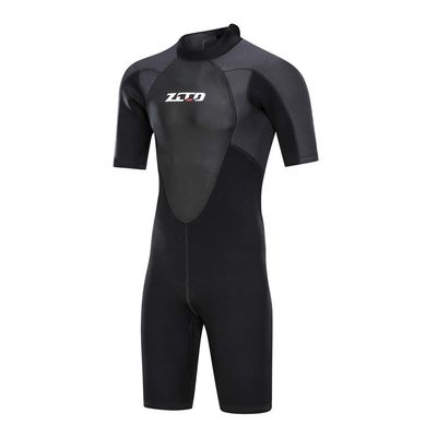ZCCO Shorty Wetsuit Men's 3mm Premium Neoprene Full Sleeve for Snorkeling, Surfing,Canoeing,Scuba Diving Suits (3MM,L)