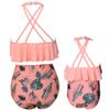 Baby Girls Swimsuits Mommy and Me Swimsuits 2 Pieces Family Matching Swimsuit view 3