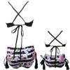 Baby Girls Swimsuits Mommy and Me Swimsuits 2 Pieces Family Matching Swimsuit view 3