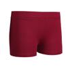 Alvivi Kids Girls Soft Stretch Sports Gymnastic Ballet Dance Shorts V-Front Waistband Boyshort Slim Burgundy 5-6 view 2