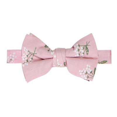 Spring Notion Boys' Cotton Floral Bow Tie 13-Blush Pink M