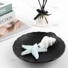 AUEAR, A5 Melamine Trinket Dish Decorative Jewelry Tray Ring Holder Organizer for Keys Food Safe Dishware Black (Leaf Style 1) view 2