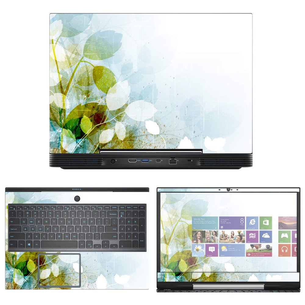 Decalrus - Protective Decal Floral Skin Sticker for Dell G5 5590 (15.6" Screen) case Cover wrap DEg5_5590-95