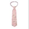 Spring Notion Boys' Cotton Floral Skinny Zipper Tie, Blush Pink Large view 1