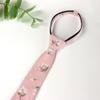 Spring Notion Boys' Cotton Floral Skinny Zipper Tie, Blush Pink Large view 2