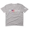 0160. Freedom Military Patriotic Proud American Flag Armour US USA for Men T Shirt (Light Gray 2X-Large) view 1