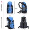Bseash 50L Hiking Backpack, Water Resistant Lightweight Outdoor Sport Daypack Travel Bag for Camping Climbing Skiing Cycling (Light Blue - No Shoe Compartment) view 2