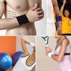 12 Pairs of Sports Wristbands, Men's and Women's Wrist sweatbands, Elastic and Sweat-Absorbing Cotton Wool Fabric, Perfect for Basketball, Soccer, Tennis, Soccer, Running and Fitness. view 3