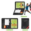 Pure Vie 20.87'' x 12.20'' Coaches Tactical Board, Premium Portable Professional Football/Soccer Coaching Strategy Clipboard Training Assistant Equipment with Zipper, Paper, Dry Erase and Pen view 4