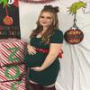 MUSIDORA Maternity Summer Dress Green Midi Dress for Photoshoot (Dark Green XL) view 3