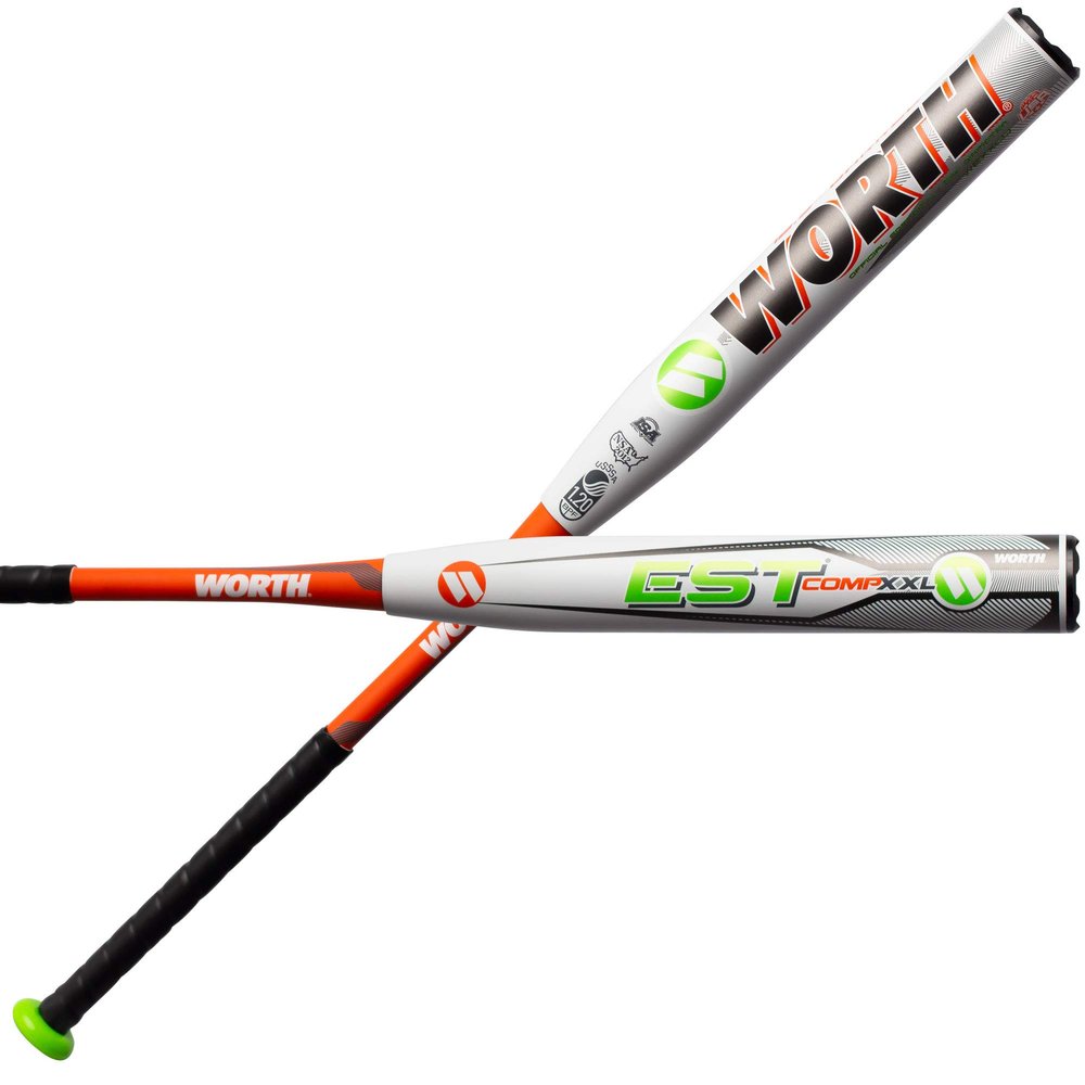 Worth 2019 EST XXL USSSA Slowpitch Softball Bat, 12.5" Barrel, 25 oz