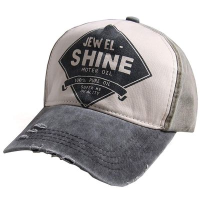 AMOYER Unisex Distressed Cotton Dad Hat Adjustable Baseball Cap Snapback Jewel Shine Printed Trucker Hat
