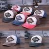 AMOYER Unisex Distressed Cotton Dad Hat Adjustable Baseball Cap Snapback Jewel Shine Printed Trucker Hat view 3