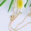 Alilang Clear Crystal Rhinestone Emperor Royal Crown Pendant Necklace - Perfect For King & Queens!, Gold view 4