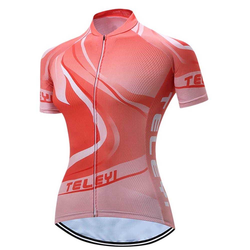 Women's Cycling Jersey Bike Short Sleeve Tops Quick Dry Bicycle Clothing for Sport