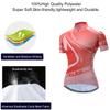 Women's Cycling Jersey Bike Short Sleeve Tops Quick Dry Bicycle Clothing for Sport view 3