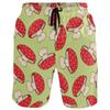 visesunny Men's Novelty Mushroom Pattern Beach Shorts Summer Swim Trunks Sports Running Bathing Suits with Mesh Lining view 1