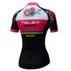 Women's Cycling Jersey Bike Short Sleeve Tops Quick Dry Bicycle Clothing for Sport view 2