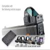Ace Hunter Optics Pistol Rear Sight Mount for Glock Plate Base Mount Compatible Stock in view 2