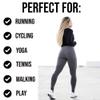 Go2Socks Go2 Running Socks | Athletic Low Show Ankle Socks for Men and Women (3Pk Grey&Black, L) view 3
