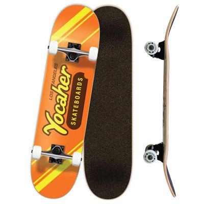 Yocaher Punked Complete Skateboards 7.75" or Mini Cruiser or Micro Cruiser Shapes - Pika and Chimp Series (Complete-10-7.75 - PB & C)