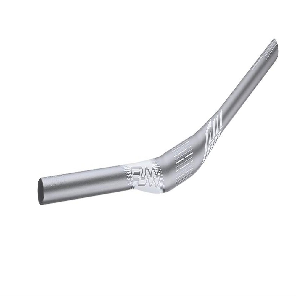 Funn Full On Mountain Bike Handlebar with Bar Clamp 35mm and Width 785mm, Tough and Lightweight Alloy Riser Handlebar for MTB, BMX and Road Bike, Rise 15mm MTB Handlebar (Gray)