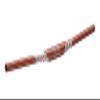 Funn Full On Mountain Bike Handlebar with Bar Clamp 35mm and Width 785mm, Tough and Lightweight Alloy Riser Handlebar for MTB, BMX and Road Bike, Rise 7mm MTB Handlebar (Red) view 1