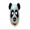 Ghoulish Halloween Latex Panda Bear Full Face Mask view 1
