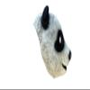 Ghoulish Halloween Latex Panda Bear Full Face Mask view 2