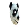 Ghoulish Halloween Latex Panda Bear Full Face Mask view 4