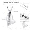 XSMZB Forever in My Heart Cremation Jewelry for Ashes Keepsake Memorial Urn Necklace for Men/Women (Daughter) view 4