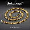 Cuban Link Chain for Men, 14K Gold Plated Cuban Chain Necklaces 6mm, Hip hop Chain Men Jewelry Gift 30 Inch view 3
