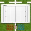FORZA 35in x 24in Double-Sided Sports Coaching Whiteboard | 13 Sport Options - Dry Erase Board Equipped with Magnetic Markers, Pen & Eraser (Rugby, Without Carry Bag) view 1