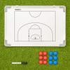 FORZA 18in x 12in Double-Sided Sports Coaching Whiteboard | 13 Sports Options - Magnetic Markers, Pen, and Eraser Included (Basketball, Without Carry Bag) view 2