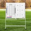 FORZA Double-Sided Wheeled Coaching Whiteboards | Dry Erase Board Equipped with Magnetic Markers, Pen & Eraser [60in x 47in or 35.4in x 24in] (Football, 60" x 47") view 1