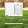 FORZA Double-Sided Wheeled Coaching Whiteboards | Dry Erase Board Equipped with Magnetic Markers, Pen & Eraser [60in x 47in or 35.4in x 24in] (Football, 60" x 47") view 2